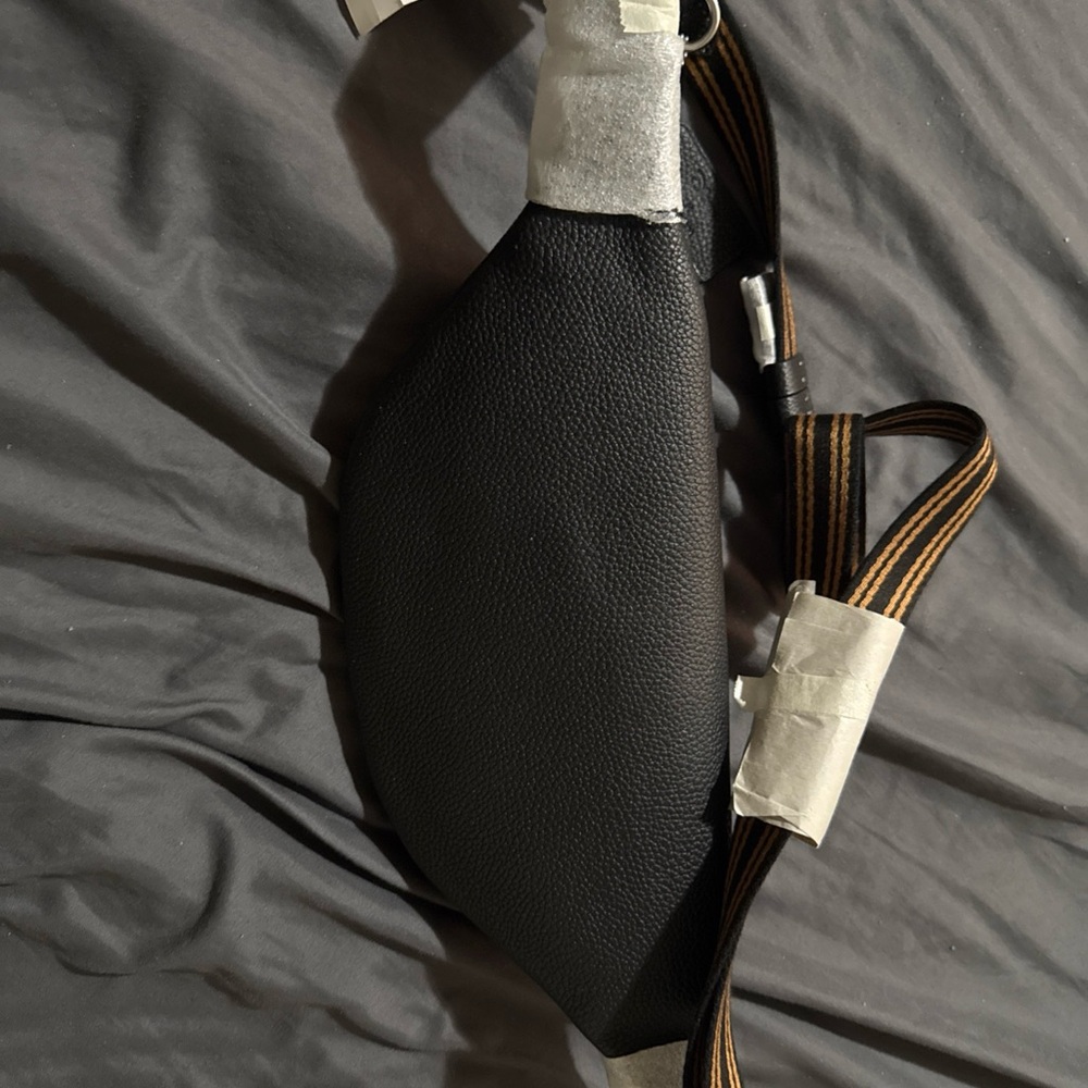 Coach X Disney World 50th anniversary Black Leather Waist  Belt Bag NWT - Picture 3 of 5